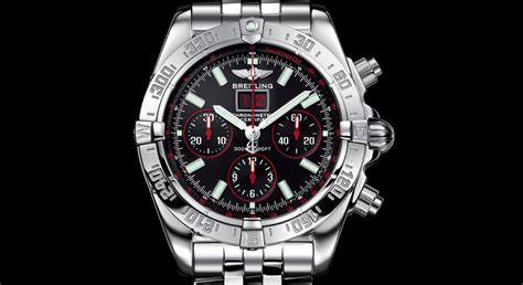 breitling chronomat blackbird red strike